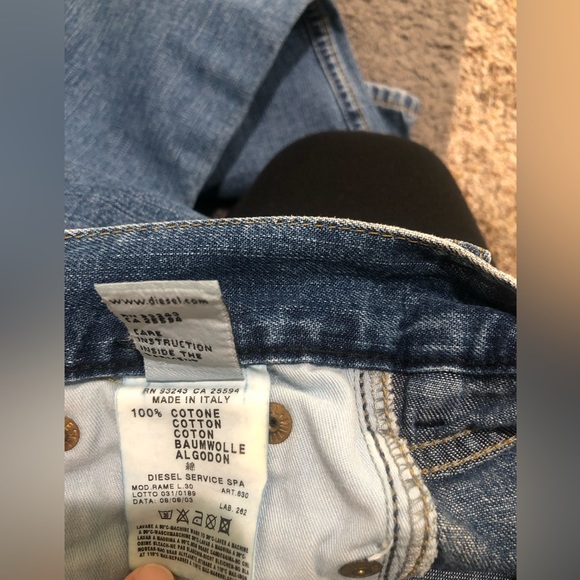 Diesel service spa bootcut jeans size 26 - Picture 7 of 12